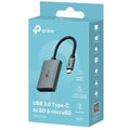 TP-Link UA430C USB 3.0 Type-C to SD & microSD 3.0 Card Reader, support SD，SDHC、SDXC，microSD、microSDHC、microSDXC cards up to 2TB.