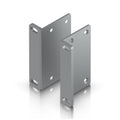 Ubiquiti Rack Ear Kit 2U, Replacement Rack Ears For UniFi 2U Rack-mount Devices, Included Precision Rack Mount Inserts & Screws