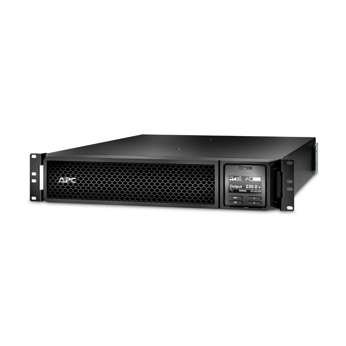 APC Smart-UPS 1500VA/1500W Online UPS, 2U Rackmount, 230V/10A Input, 6x IEC C13 Outlets, Lead Acid Battery, W/ Rail Kit