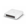 Ubiquiti UniFi Switch Lite 16 PoE, Layer 2, 16x GbE RJ45 Ports, 8x 802.3at PoE+ Ports, 45W PoE, Silent Operation, Wallmount Kit Include,