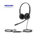 Yealink UH34-DUAL-TEAMS, Professional Headset, Stereo, Noise Canceling, USB-A, Wired, Black, 2 Year Warranty