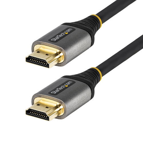 StarTech.com 20in (0.5m) Premium Certified HDMI 2.0 Cable - High-Speed Ultra HD 4K 60Hz HDMI Cable with Ethernet - HDR10, ARC - TPE Jacket - UHD HDMI Video Cord - For UHD Monitors, TVs, Displays - M/M