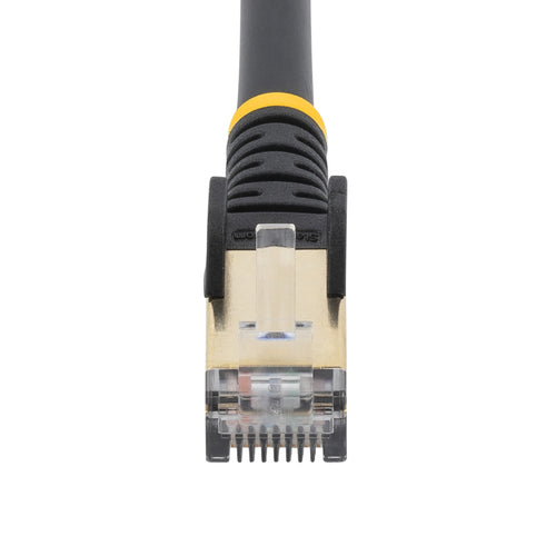 STARTECH.COM 0.50 M CAT6A ETHERNET CABLE 10GbE STP SNAGLESS 100W POE BLACK LTW