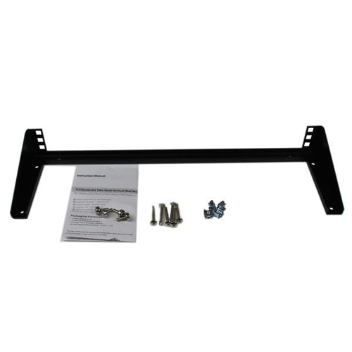 StarTech.com 1U 19in Steel Vertical Wall Mount Equipment Rack Bracket - TAA