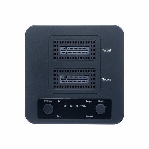 StarTech.com 1:1 M.2 NVMe Drive Duplicator, Standalone M.2 SSD Cloner/Copier up to 90GBpm, USB 3.2 20Gbps M.2 Dual-Bay Drive Dock, USB-C/A Cables Included