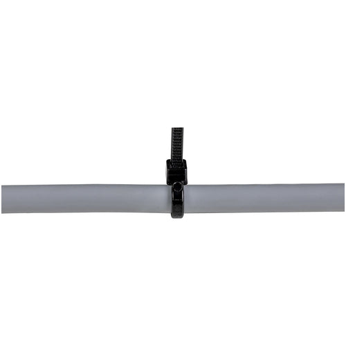 StarTech.com 4"(10cm) Cable Ties - 1/16"(2mm) wide, 7/8"(22mm) Bundle Diameter, 18lb(8kg) Tensile Strength, Nylon Self Locking Zip Ties with Curved Tip - 94V-2/UL Listed, 100 Pack - Black - TAA