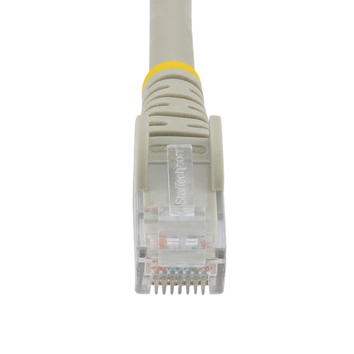 StarTech.com 5m CAT6 Ethernet Cable - LSZH (Low Smoke Zero Halogen) - 10 Gigabit 250Mhz 100W PoE RJ45 10GbE UTP Network Patch Cord Snagless with Strain Relief - Grey, CAT 6, ETL Verified, 24AWG