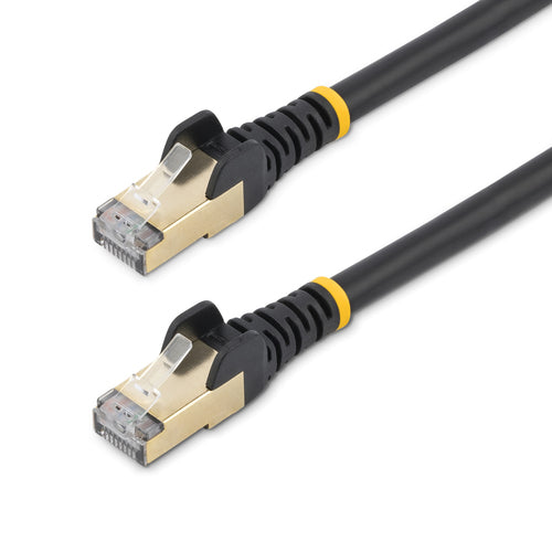 STARTECH.COM 2M CAT6A ETHERNET CABLE - 10GbE STP SNAGLESS 100W POE BLACK LTW