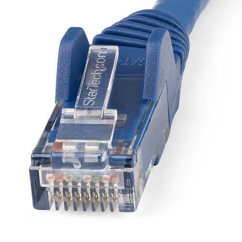 StarTech.com 10m CAT6 Ethernet Cable - LSZH (Low Smoke Zero Halogen) - 10 Gigabit 250Mhz 100W PoE RJ45 10GbE UTP Network Patch Cord Snagless with Strain Relief - Blue, CAT 6, ETL Verified, 24AWG