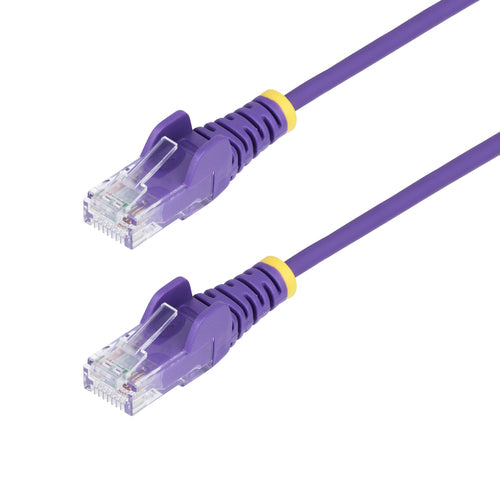STARTECH.COM.com 1m Purple Slim CAT6 Ethernet Cable, Snagless, 28AWG, LSZH, LTW