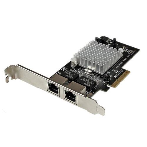 STARTECH 2 PORT GbE PCIe NETWORK CARD, STD PROFILE, 2YR