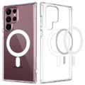 USP Samsung Galaxy S26 Ultra 5G (6.9') Magsafe Hard Crystal Clear Case - TPU Backplate, Rubberized Border , Scratch Resistant , 3 Years Warranty