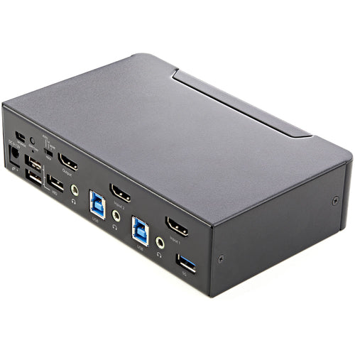 STARTECH 2 PORT SINGLE HDMI KVM SWITCH, 4K(60Hz), USB, AUDIO, 2YR WTY