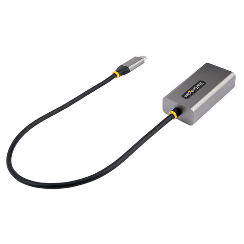 StarTech.com USB-C to Ethernet Adapter, USB 3.0 to Gigabit Ethernet Network Adapter, 10/100/1000 Mbps, USB-C to RJ45 Ethernet Adapter (GbE), 12in Attached Cable, Driverless Install