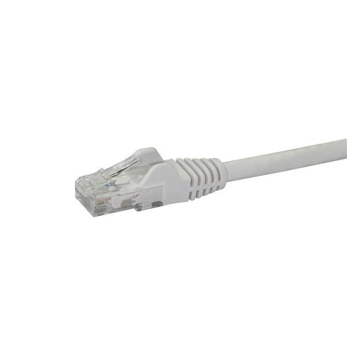 StarTech.com 1m CAT6 Ethernet Cable - White CAT 6 Gigabit Ethernet Wire -250MHz 100W PoE RJ45 UTP Network/Patch Cord Snagless w/Strain Relief Individually Tested