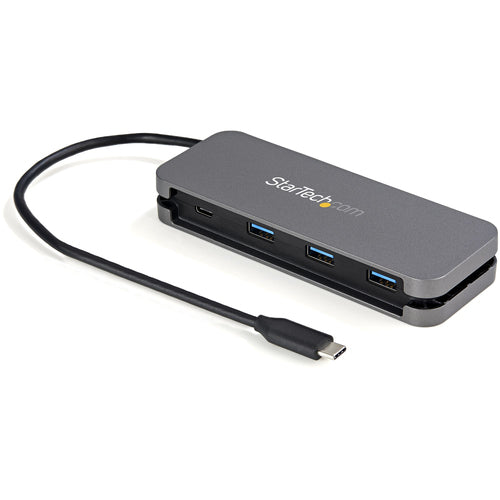 StarTech.com 4 Port USB C Hub - 3x USB-A/1x USB-C - 5Gbps USB 3.0 Type-C Hub (3.2/3.1 Gen 1) - Bus Powered - Portable USB-C to USB-A Adapter Hub - 28.5cm (11.2") Cable w/Cable Management~4 Port USB C Hub - 3x USB-A/1x USB-C - USB 3.0 Type-C Hub