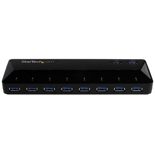 StarTech.com 10-Port USB 3.0 Hub with Charge and Sync Ports - 5Gbps - 2 x 1.5A Ports