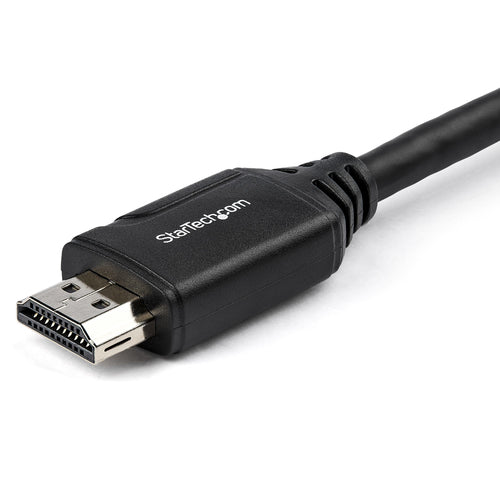 StarTech.com 6in (15cm) HDMI Port Saver Cable - 4K 60Hz High Speed HDMI 2.0 Extension Cable with Ethernet - Short HDMI Extension Cable - HDMI Male to Female Extension Adapter Cord