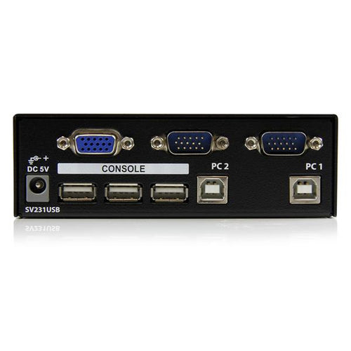 StarTech.com 2 Port Professional USB KVM Switch Kit with Cables - TAA
