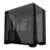Lian Li PC-O11VPX, O11 Vision Compact Mid-Tower ATX Case, Tempered Glass, Drive Bays: 2x3.5" or 2x2.5", Expansion Slot: 6+1, Fan: 120mm, Motherboard Support: Micro ATX, E-ATX, Mini ITX, Black, 1 Year Warranty