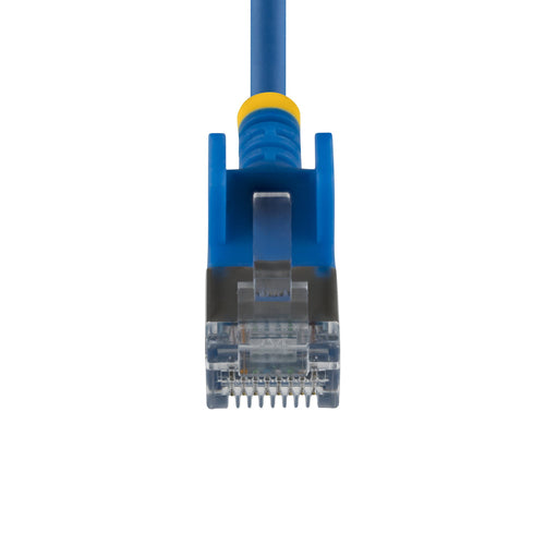 StarTech.com 1m Blue Ultra Slim Cat6A Ethernet Cable, Snagless, FTP, Pure Bare Copper Wire, 34AWG Slim RJ45 Network Patch Cord, Individually Tested