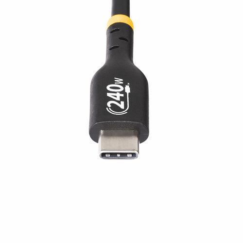 StarTech.com 6.6ft (2m) USB-C Charging Cable, Charge & Sync, 240W (5A) PD EPR, USB 2.0 Laptop Charger Cable, USB-IF Certified, TPE Jacket - Black USB C Charging Cord