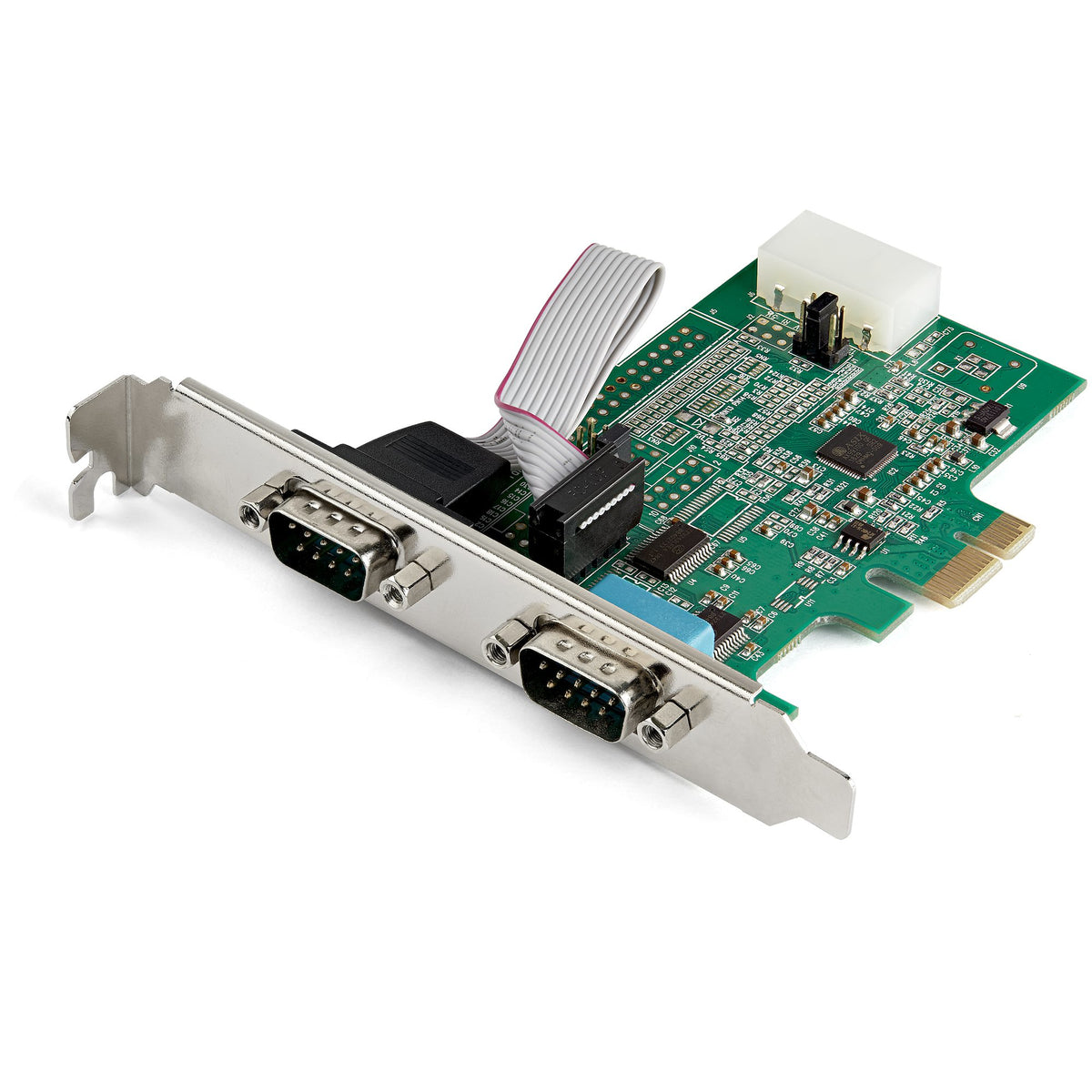 STARTECH.COM 2 PORT D-SUB PCIe RS232 ADAPTER CARD, LOW & STD PROFILE, LTW