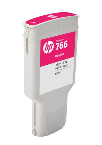HP 766 300-ml Yellow DesignJet Ink Cartridge