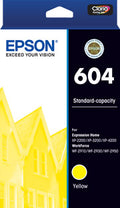 Epson C13T10G492, 604 Yellow Ink Cart, Yield 150 Pages