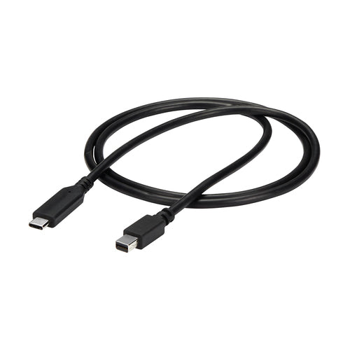 StarTech.com 3.3 ft (1m) USB-C to Mini DisplayPort Cable - 4K 60Hz - Black
