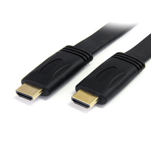 StarTech.com 5m Flat High Speed HDMI Cable with Ethernet - Ultra HD 4k x 2k HDMI Cable - HDMI to HDMI M/M