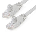 StarTech.com 3m CAT6 Ethernet Cable - LSZH (Low Smoke Zero Halogen) - 10 Gigabit 250Mhz 100W PoE RJ45 10GbE UTP Network Patch Cord Snagless with Strain Relief - Grey, CAT 6, ETL Verified, 24AWG