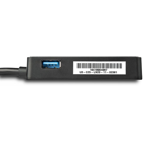 STARTECH USB 3.0 TO GbE NIC NETWORK ADAPTER W/USB PORT 2YR
