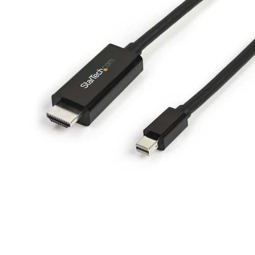 STARTECH.COM 3M mDP TO HDMI ADAPTER CABLE, 4K, BLACK, 3YR