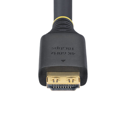 StarTech.com 7m (23ft) High Speed HDMI Cable with Gripping Connectors, 4K 60Hz/1440p 144Hz, HDR10/HDCP 2.2/ARC, 18Gbps, UHD HDMI Cord for TV/Monitor/Display, TPE Jacket