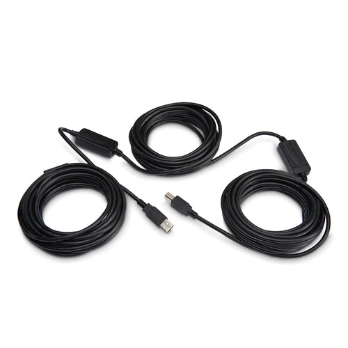 StarTech.com 50ft (15m) Active USB 2.0 A to B Cable, Long USB Printer Cable, 1x USB-A (M), 1x USB-B (M) - Black