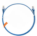 4CA 004.004.0000.50PACK,0.15m CAT6 Ultra Thin LSZH Ethernet Network Cable, 50 Pack Blue, 3 Year Warranty