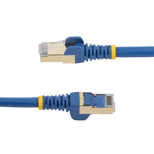 StarTech.com 1,5m CAT6a Ethernet Cable - 10 Gigabit Shielded Snagless RJ45 100W PoE Patch Cord - 10GbE STP Network Cable w/Strain Relief - Blue Individually Tested/Wiring is UL Certified/TIA