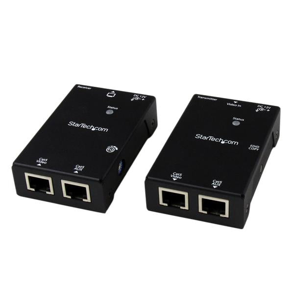 STARTECH HDMI OVER DUAL LAN EXTENDER, UP TO 50M OVER CAT5e/ 6, PWR, 2YR