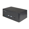 2 Port Dual Monitor HDMI KVM Switch 4K 60Hz, USB 3.0 Hub - TAA 2 YR