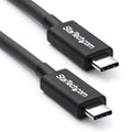 StarTech.com 50cm (1.6ft) Thunderbolt 3 Cable, 40Gbps, 100W PD, 4K/5K, Thunderbolt Certified, Compatible with Thunderbolt 4/USB 3.2/DisplayPort