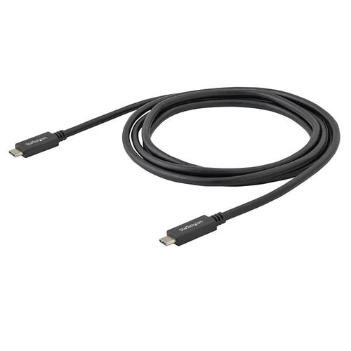 StarTech.com 1.6ft (50cm) USB-C Cable, USB 10Gbps, 60W (3A) Power Delivery, 8K 60Hz / 4K 144Hz DP Alt Mode - Thunderbolt Compatible