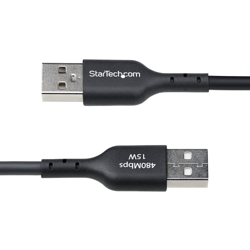 StarTech.com 3m (9.8ft) USB-A to USB-C Charging Cable, Charge & Sync, 3A, USB 2.0, TPE Jacket - Black USB Charging Cord