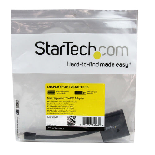 STARTECH.COM mDP TO DVI ADAPTER, 3YR