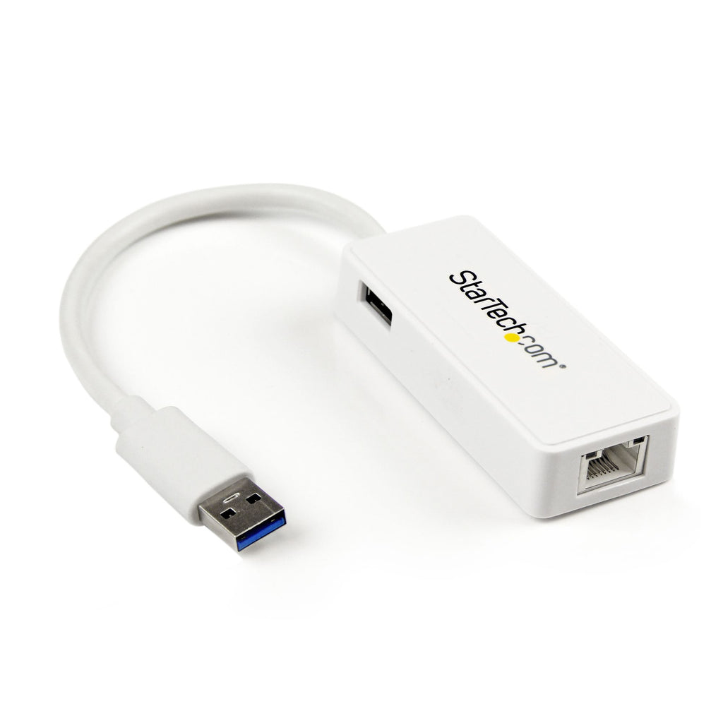 STARTECH USB 3.0 TO GbE ADAPTER, USB 3.0(1), WHITE, 2YR