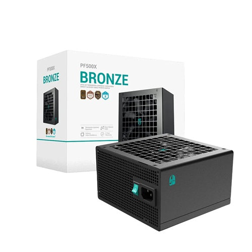 DeepCool R-PF500X-HDOB-JGAU, 500W, 80 Plus Bronze, Non Modular, Fan: 120mm, ATX, 3 Year Warranty