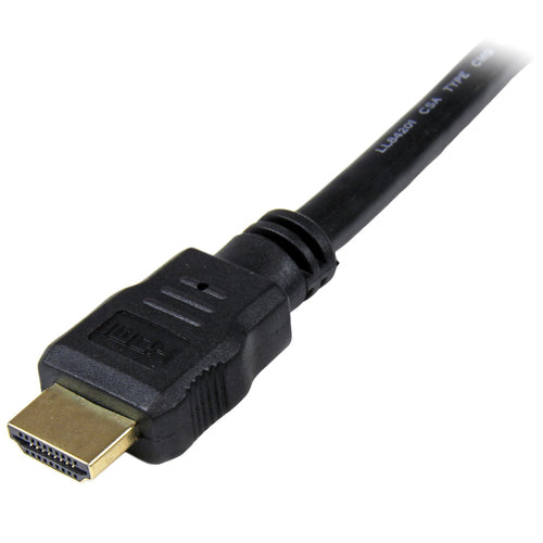 StarTech.com 3ft (1m) HDMI Cable - 4K High Speed HDMI Cable with Ethernet - UHD 4K 30Hz Video - HDMI 1.4 Cable - Ultra HD HDMI Monitors, Projectors, TVs & Displays - Black HDMI Cord - M/M
