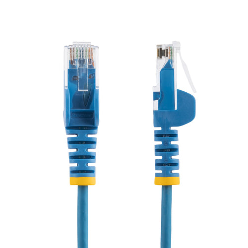 STARTECH.COM.com 5m Blue Slim CAT6 Ethernet Cable, Snagless, 28AWG, LSZH, LTW