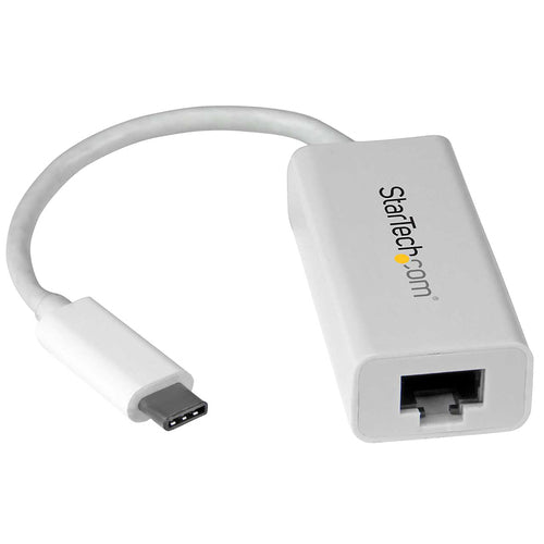 STARTECH USB-C 3.0 TO GbE ADAPTER, TB3 COMPATIBLE, WHITE, 2YR