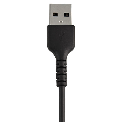 StarTech.com 6 inch (15cm) Durable Black USB-A to Lightning Cable - Heavy Duty Rugged Aramid Fiber USB Type A to Lightning Charger/Sync Power Cord - Apple MFi Certified iPad/iPhone 12